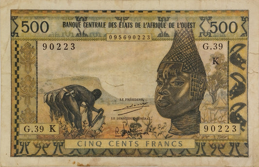 Africa Occidental Francesa - 1956 - 500 Francos