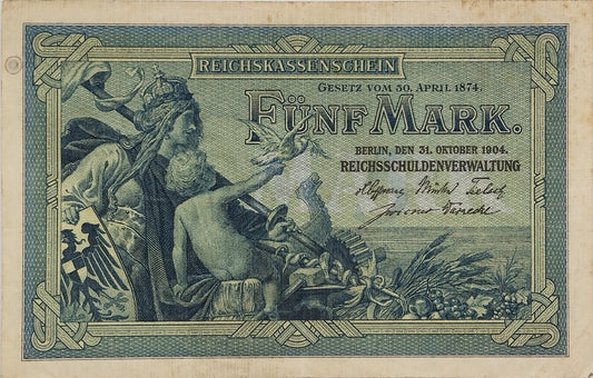 Alemania - 1904 - 5 Marcos