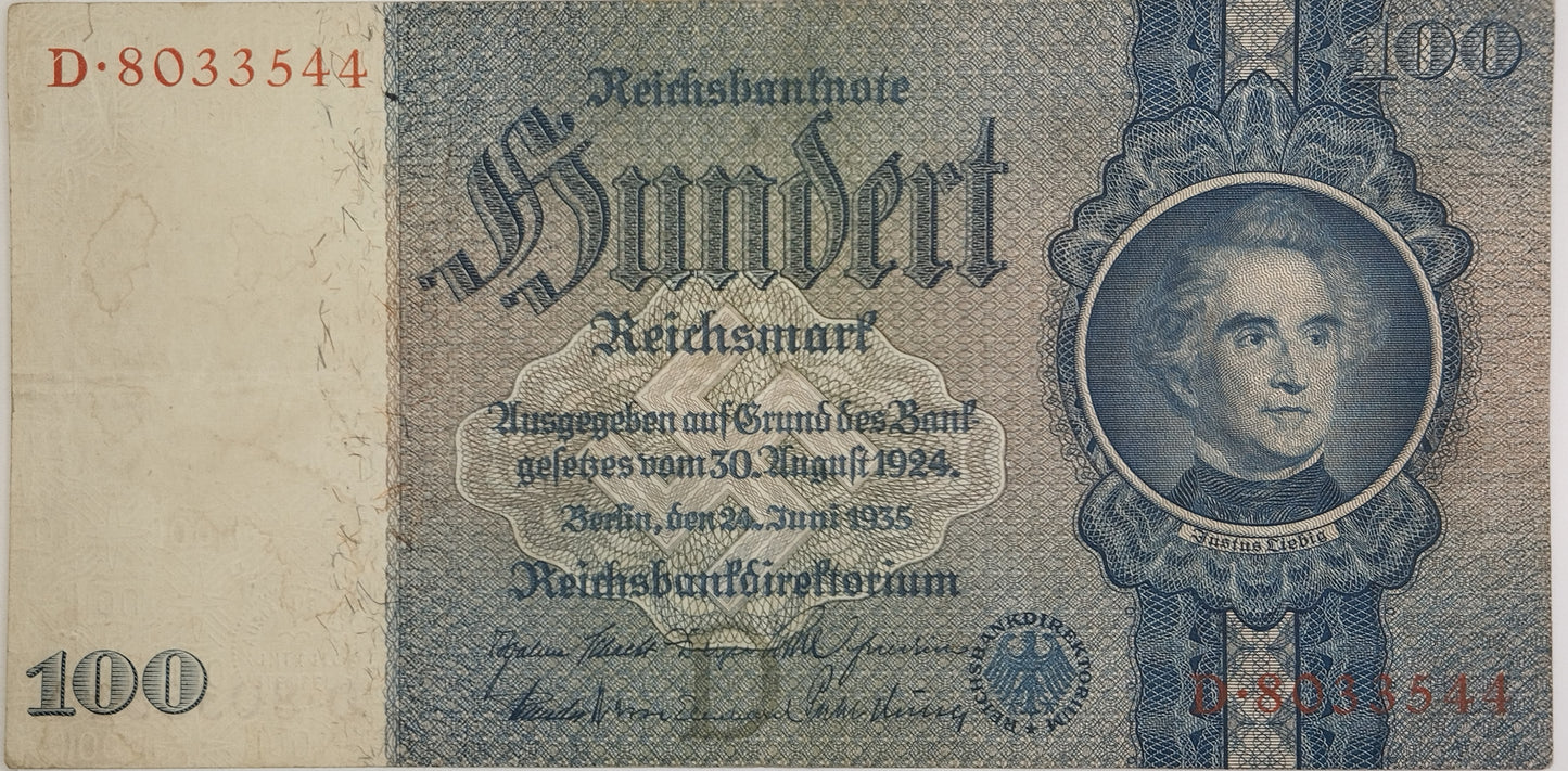 Alemania - 1935 - 100 Marcos
