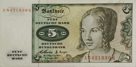 Alemania - 1960 - 5 Marcos