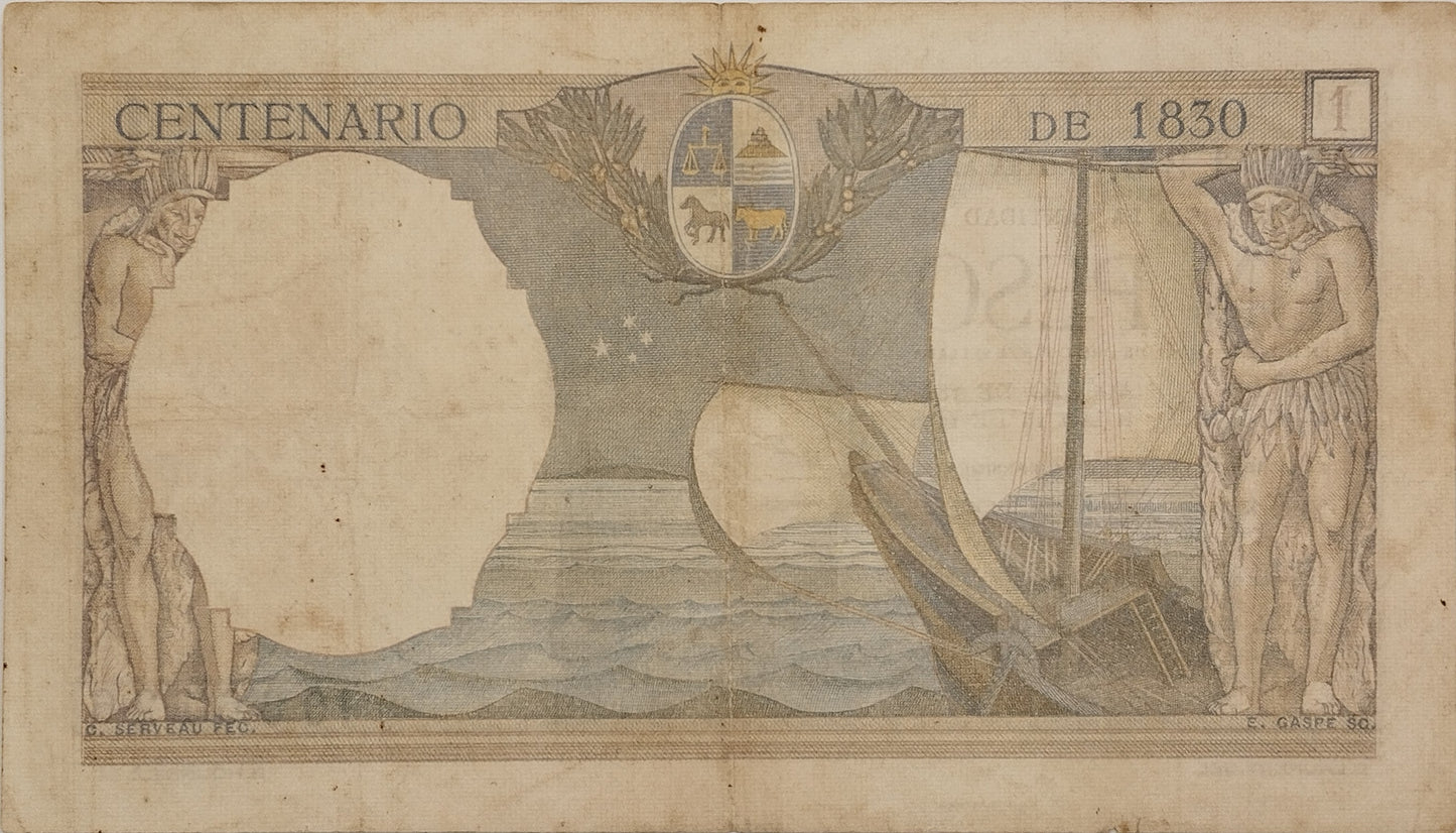 Uruguay - 1930 - 1 Peso