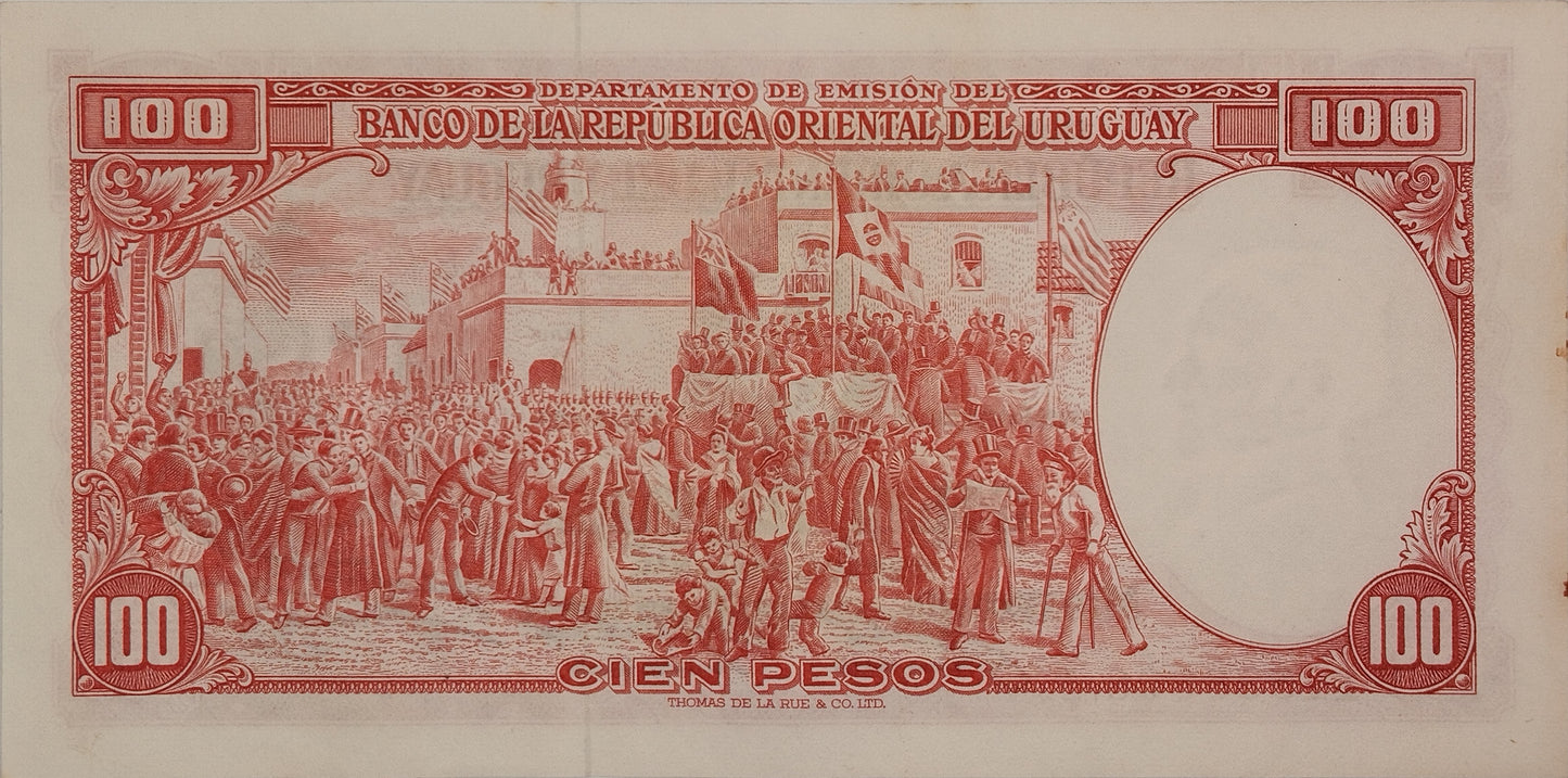 Uruguay - 1939 - 100 Pesos - 10.VII.22