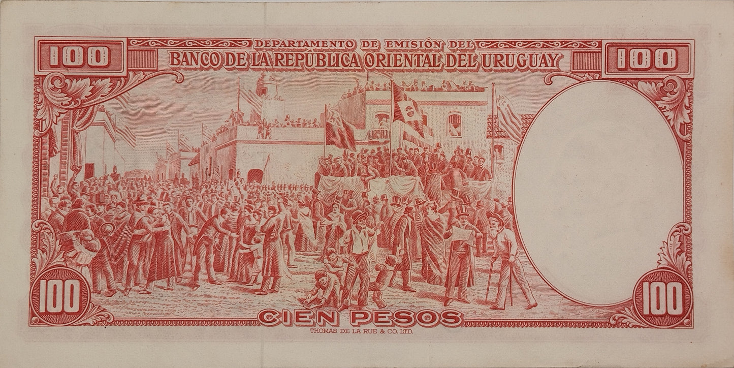 Uruguay - 1939 - 100 Pesos - 10.VII.23 - Sin Circular