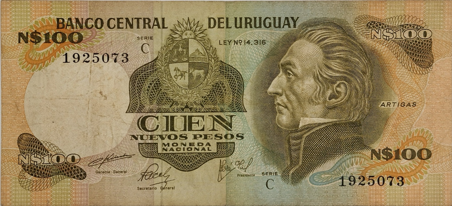Uruguay - 1979 - N$ 100 - 22C