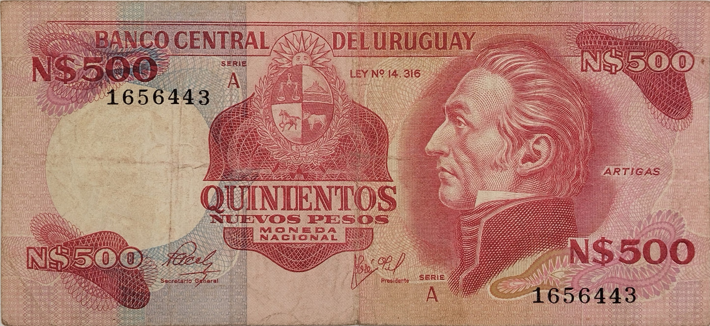 Uruguay - 1978 - N$ 500 - 23A