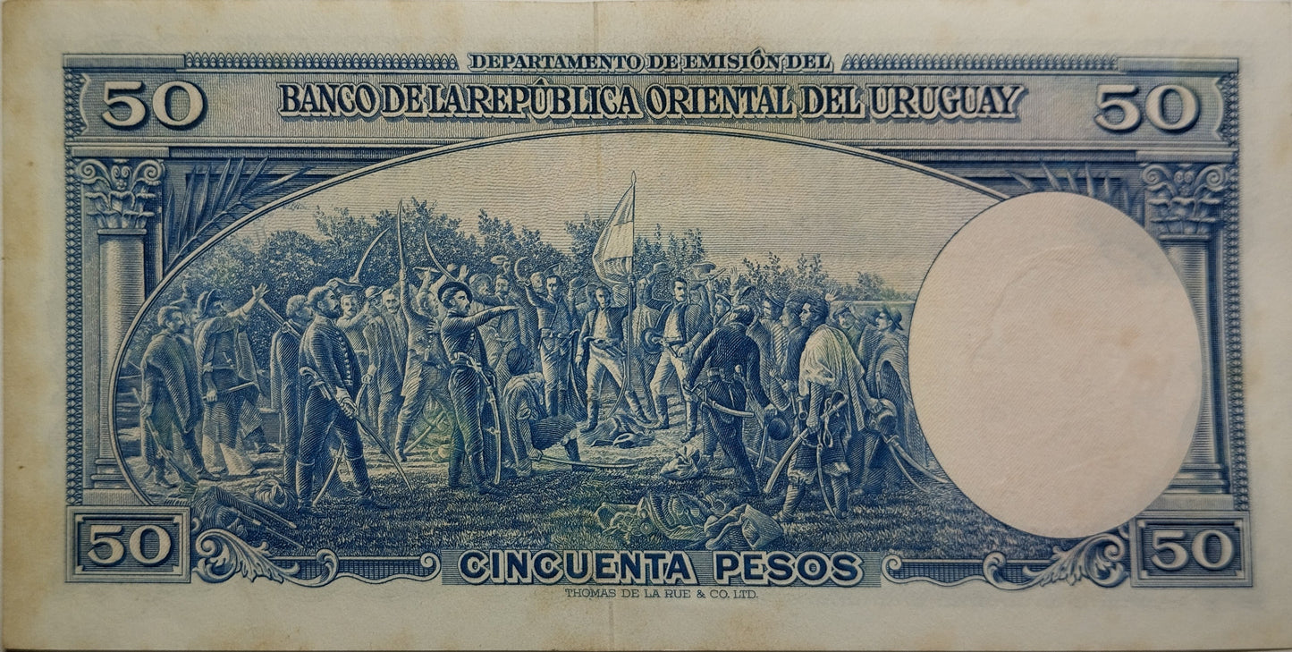 Uruguay - 1939 - 50 Pesos - 10.VI.16 - Sin Circular