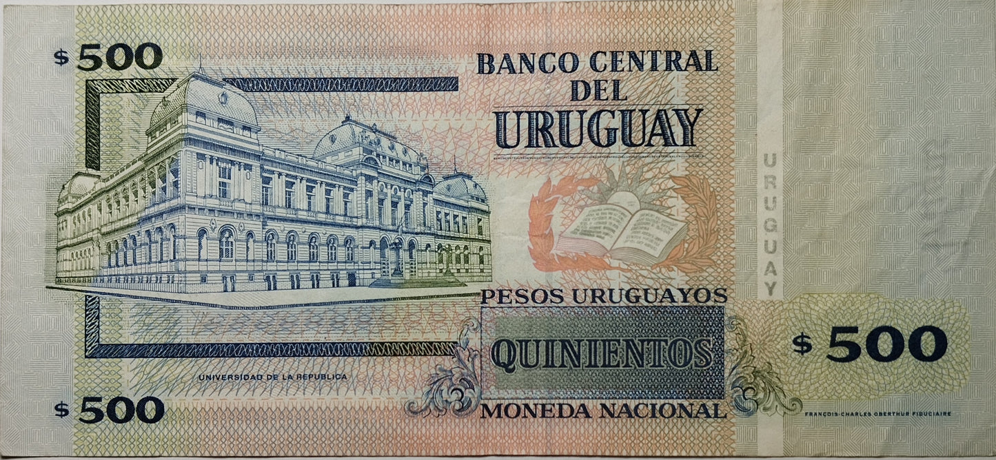 Uruguay - 1999 - 500 Pesos - 42 B
