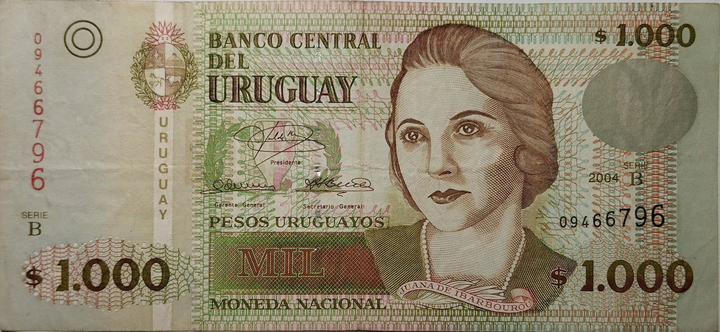 Uruguay - 2004 - 500 Pesos - 43 B