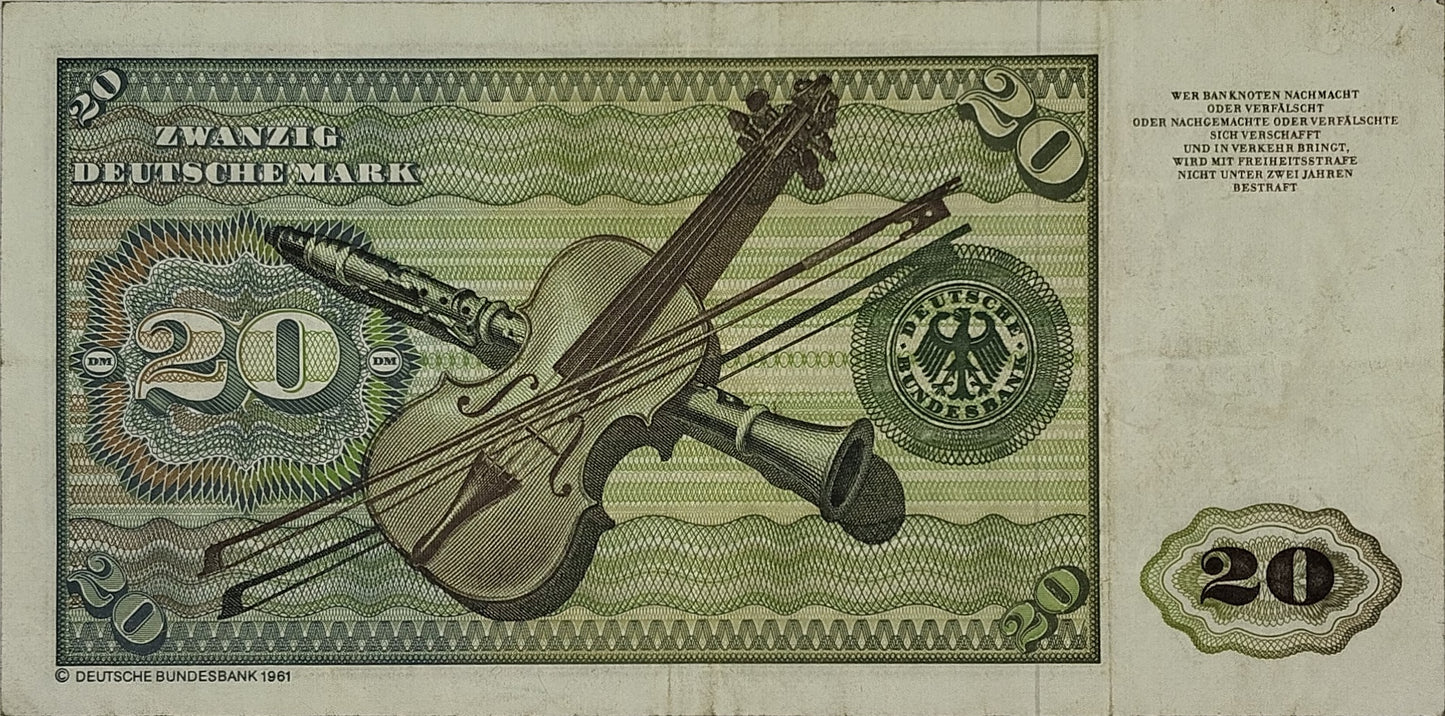 Alemania - 1980 - 20 Marcos