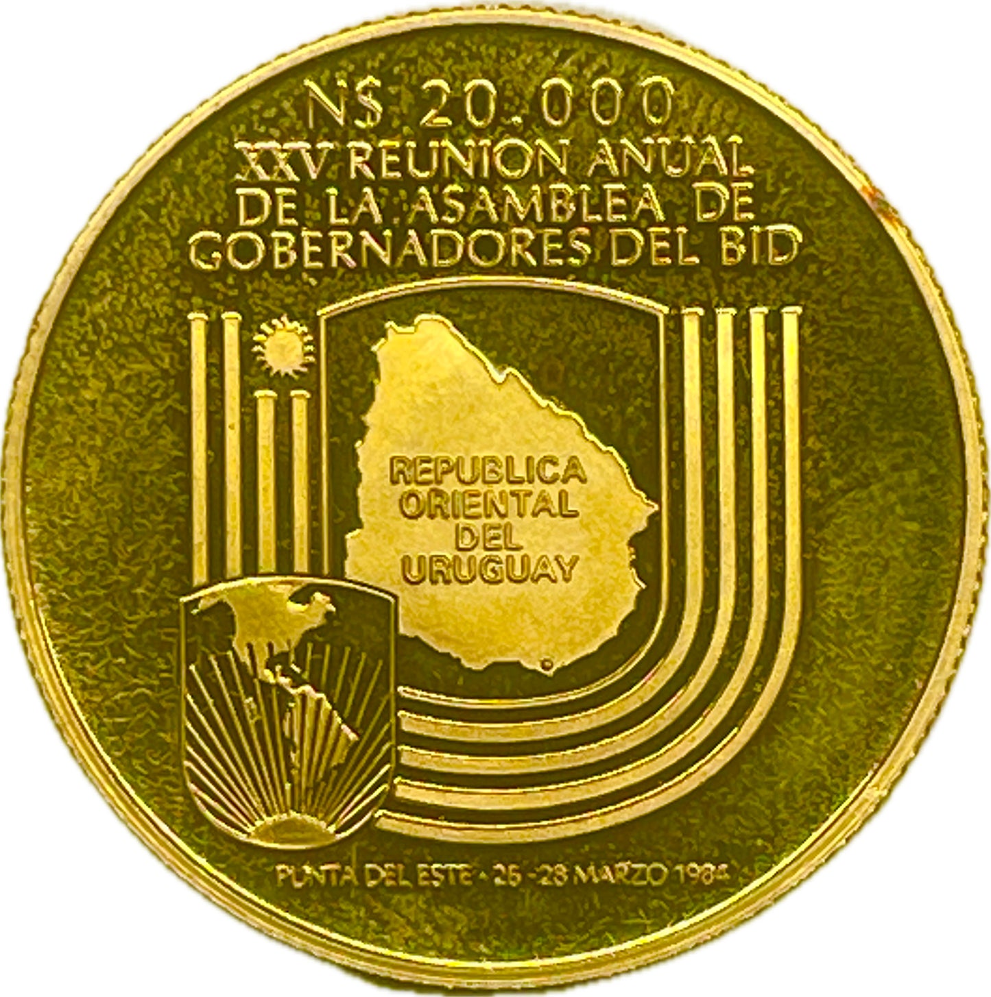 Uruguay - 1984 - 20.000 Nuevos Pesos
