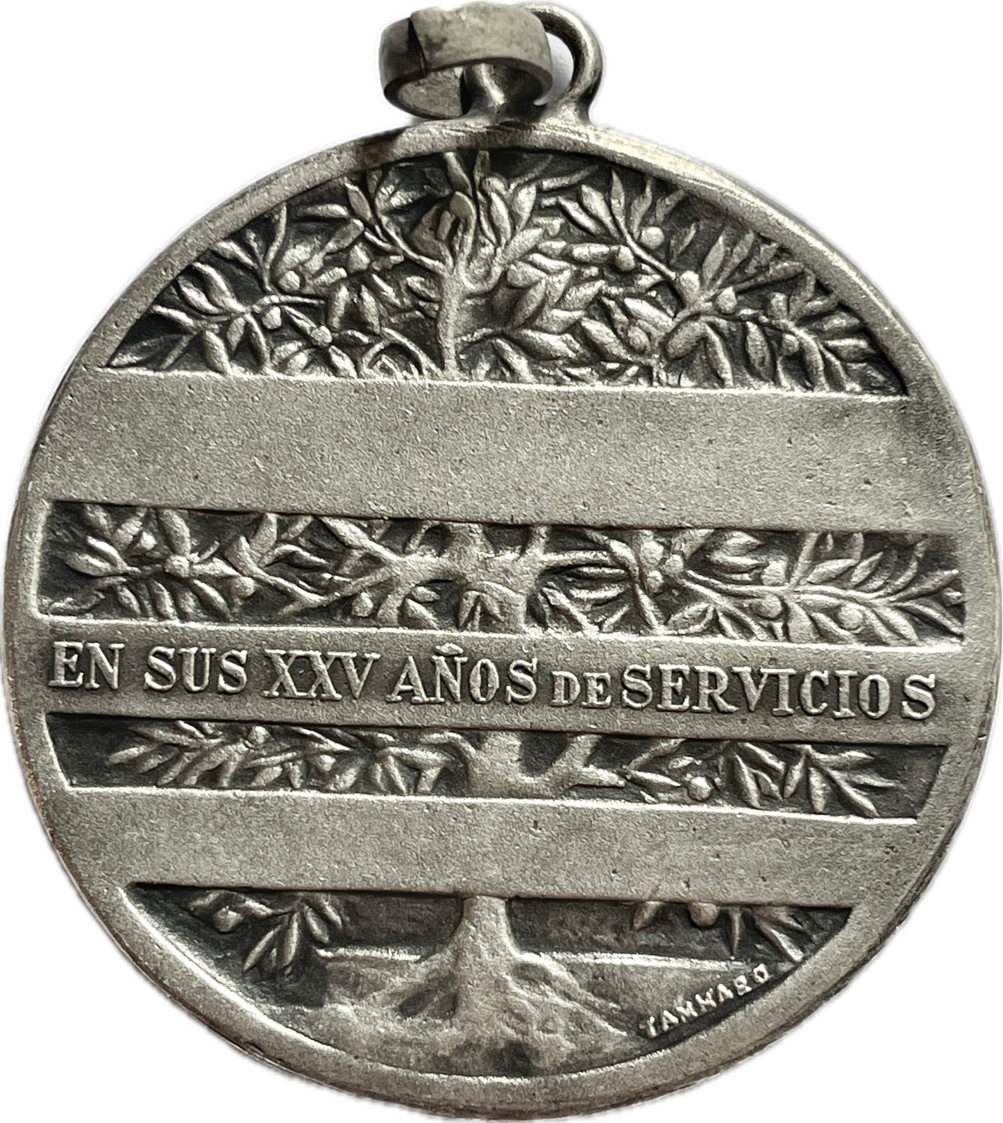 Uruguay - BROU medalla 25 años de servicio