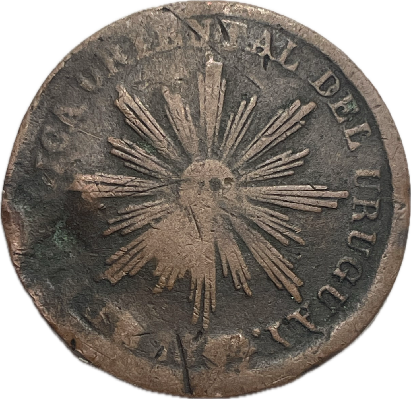 Uruguay - 1854 - 5 Centésimos - 8.2.4