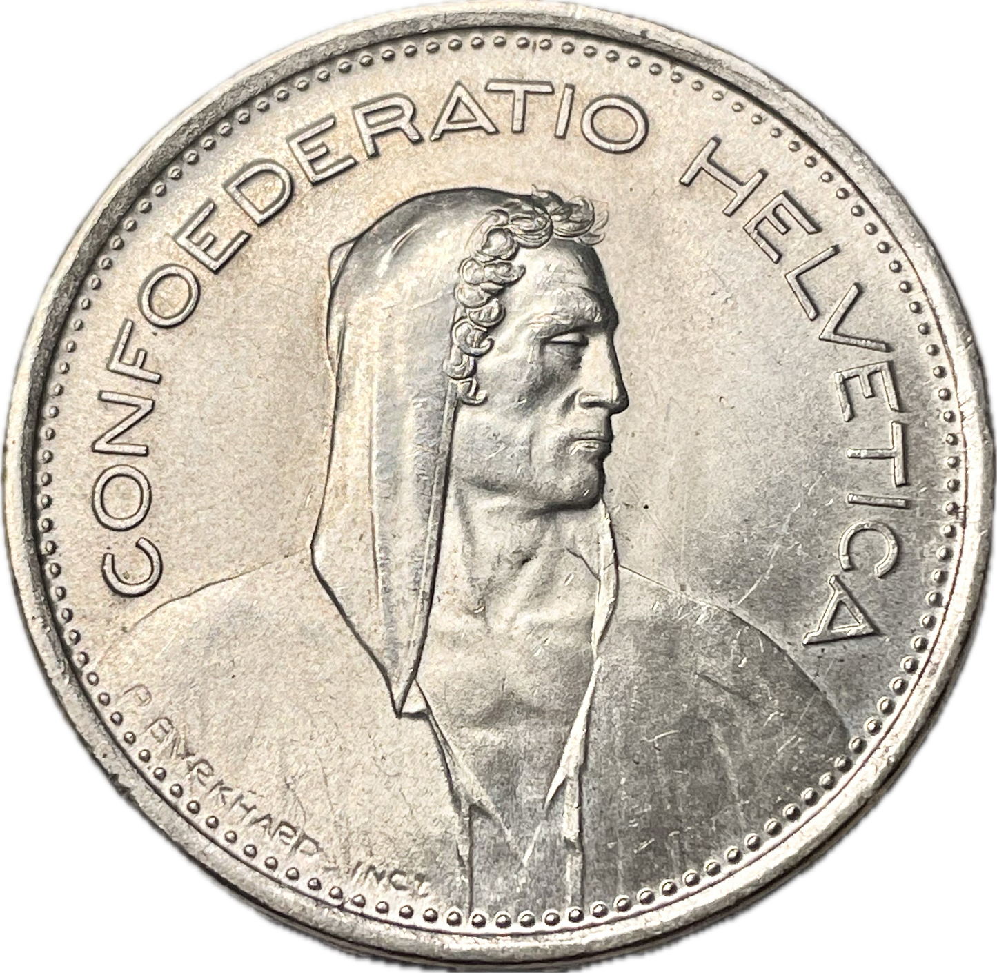 Suiza - 1967 - 5 Francos - Sin Circular