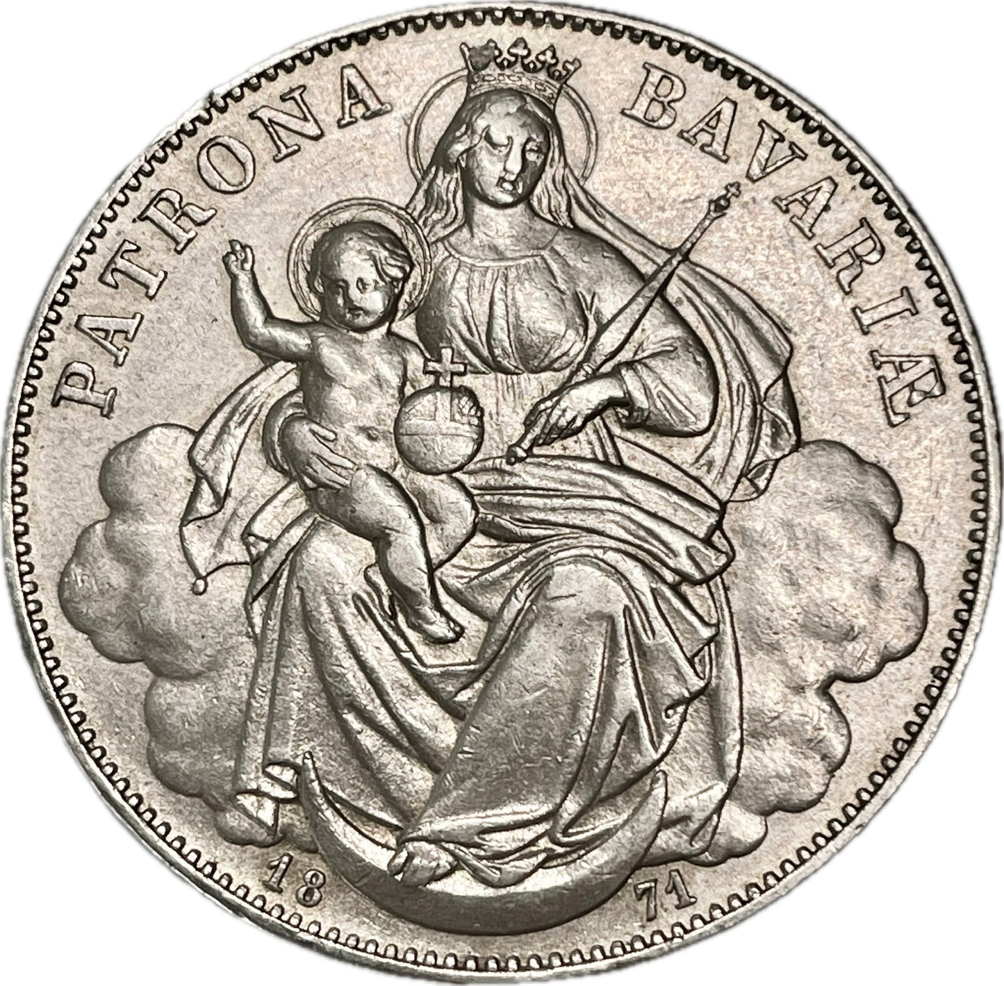 Alemania - 1871 - Bavaria - 1 Thaler