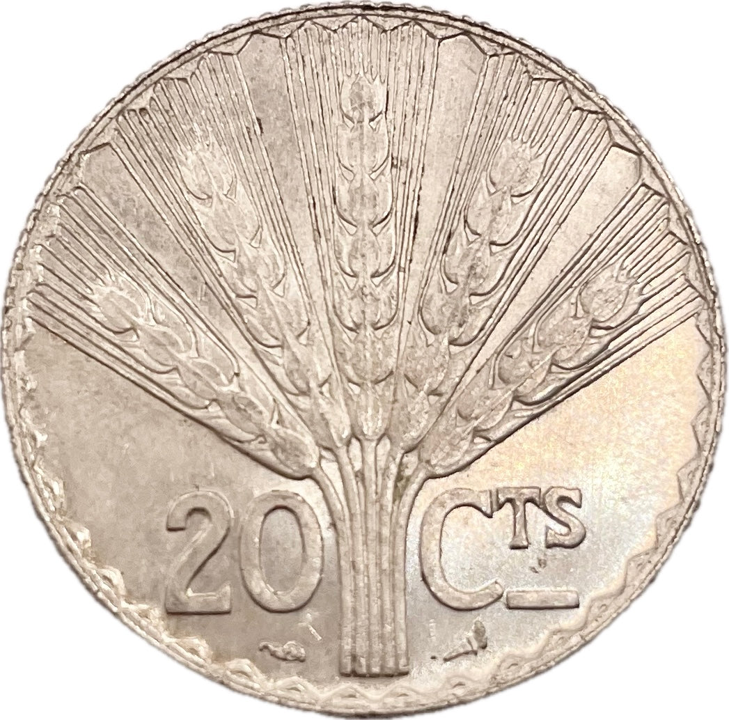 Uruguay - 1930 - 20 Centésimos - Sin Circular