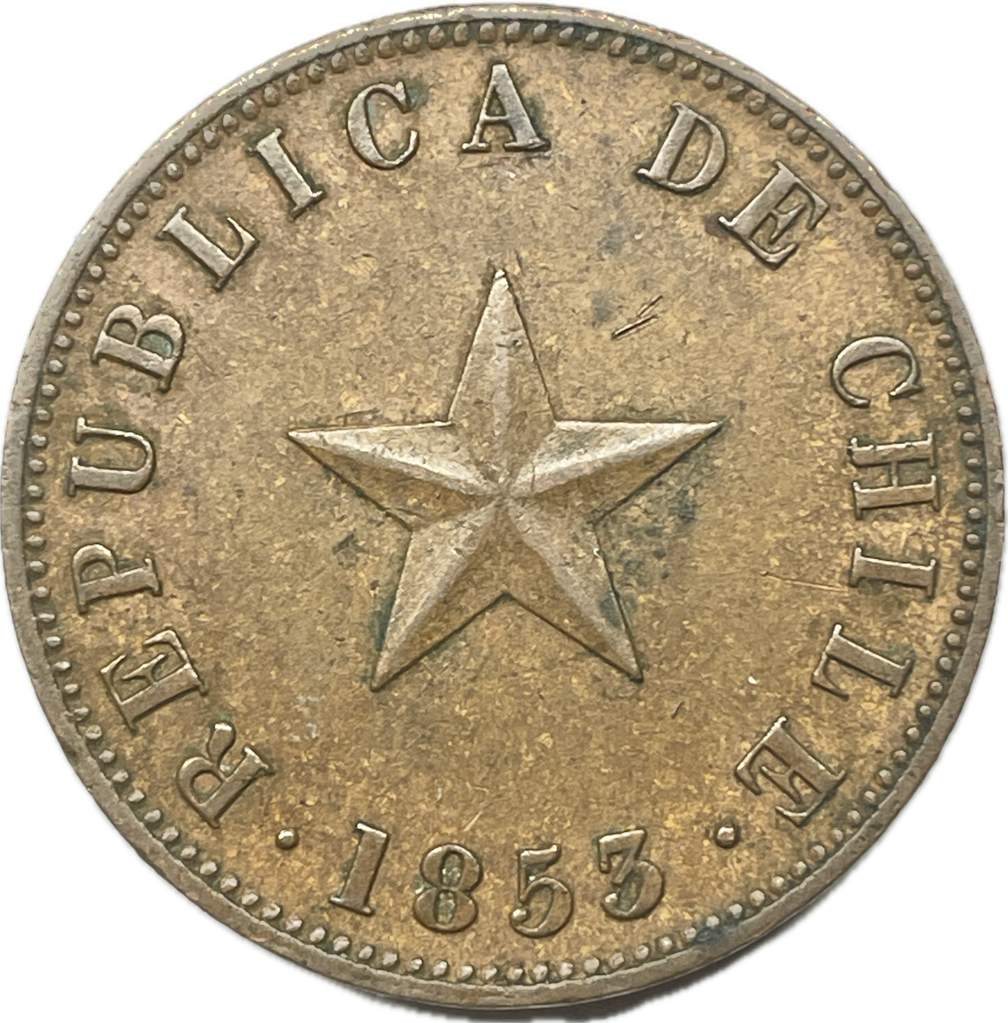 Chile - 1853 - 1 Centavo