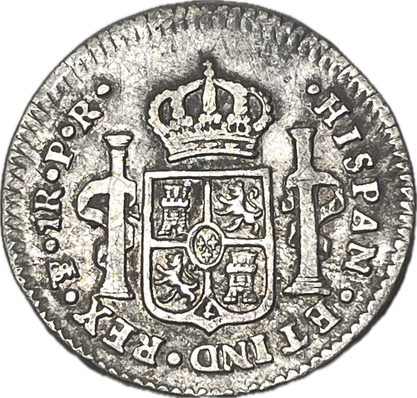 España Colonial - 1790 - Potosí - 1 Real - s/89