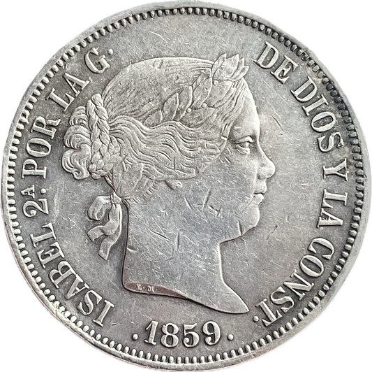 España - 1859 - 20 Reales