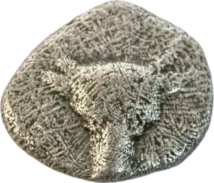Antigua Grecia - 500 al 450 A.C - Troas, Lamponeia - Hemióbolo, Toro
