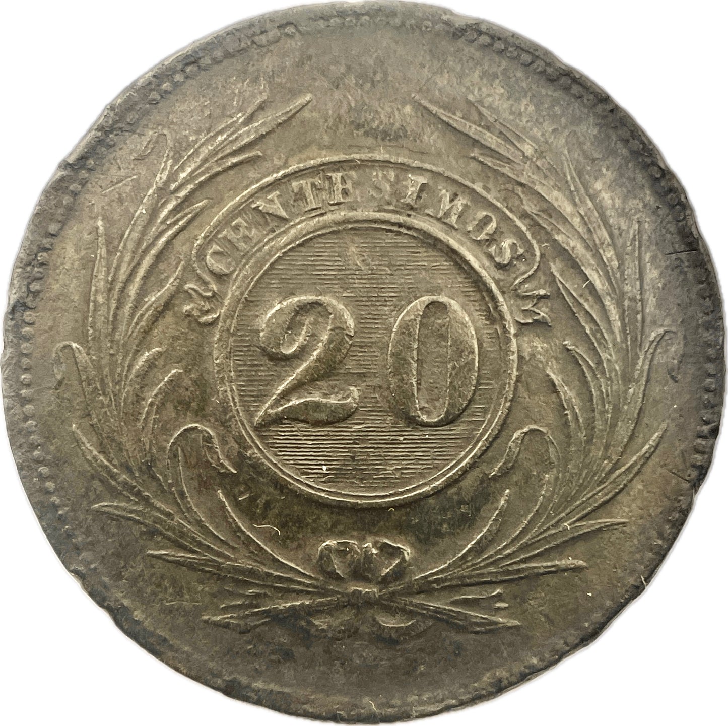 Uruguay - 1840 - 20 Centésimos - 2.1.1