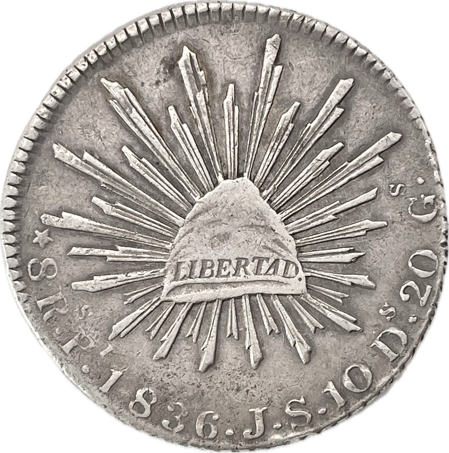 México - 1836 PI - 8 Reales