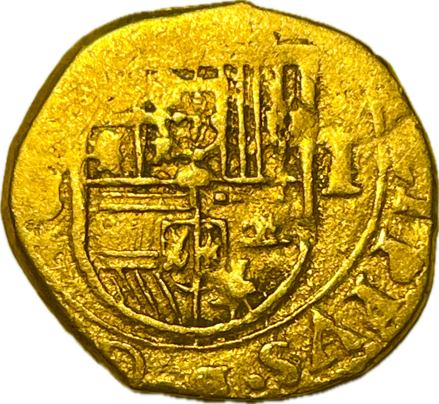 España - Macuquina - 1 Escudo - 1598 a 1621