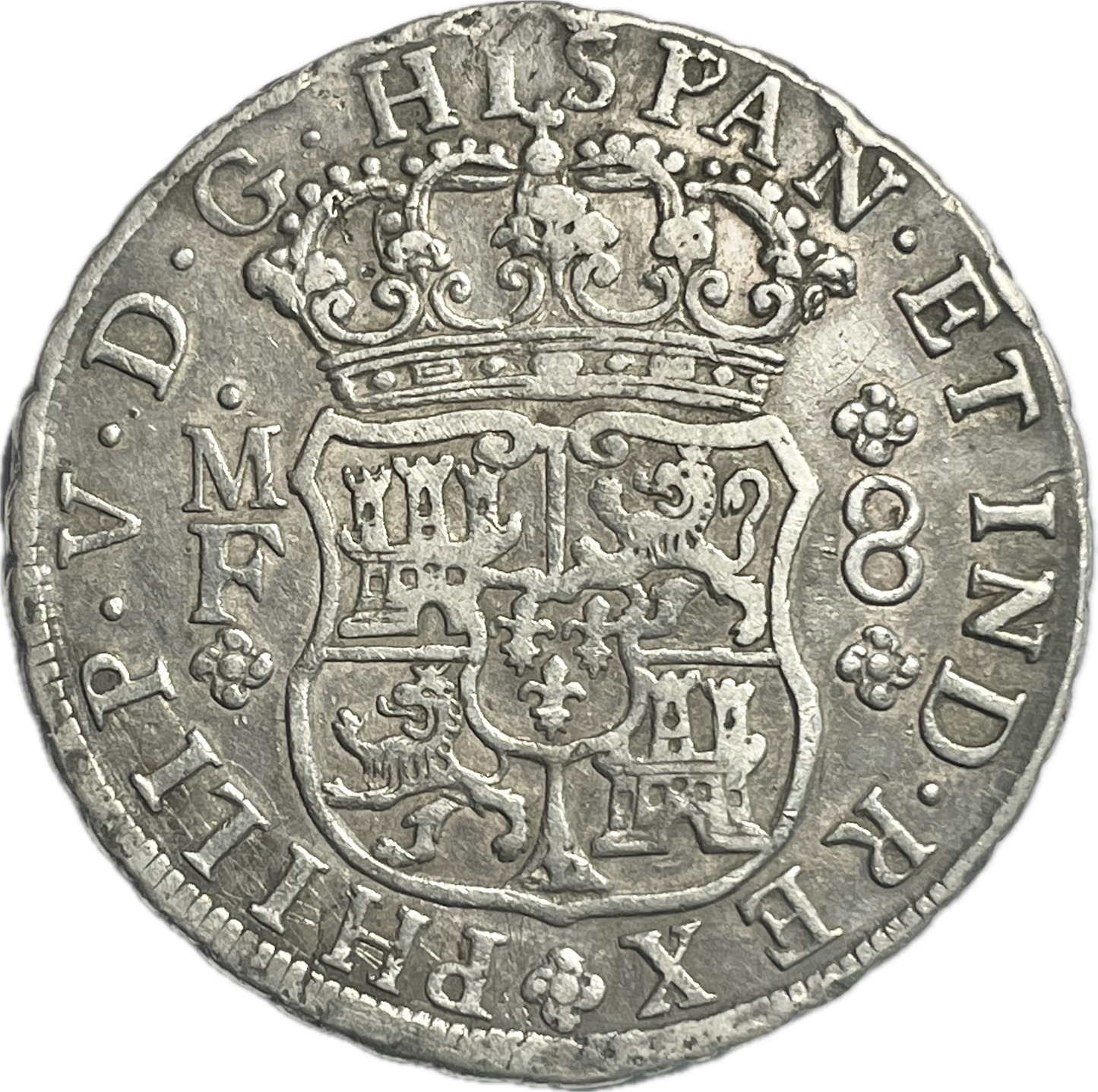 España Colonial - 1743 - México - 8 Reales