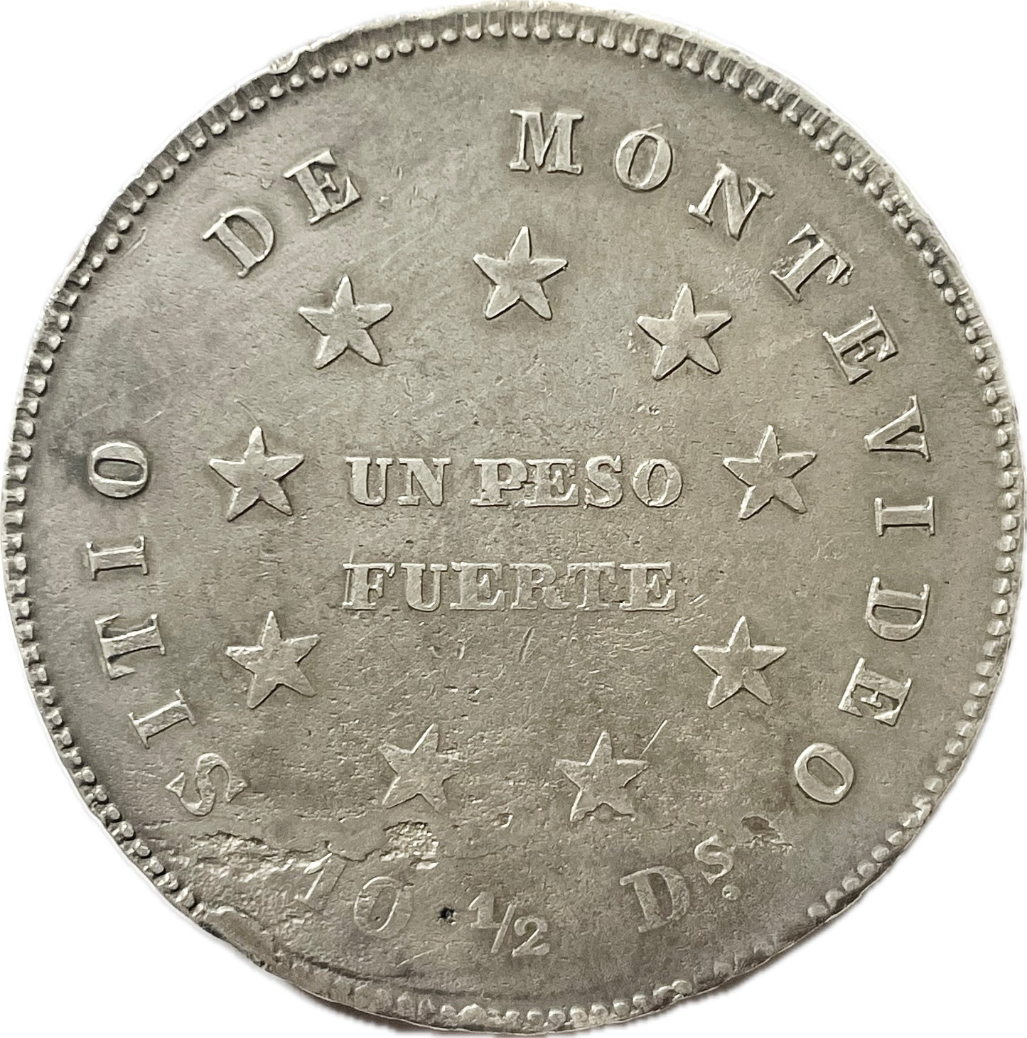 Uruguay - 1844 - Peso del Sitio