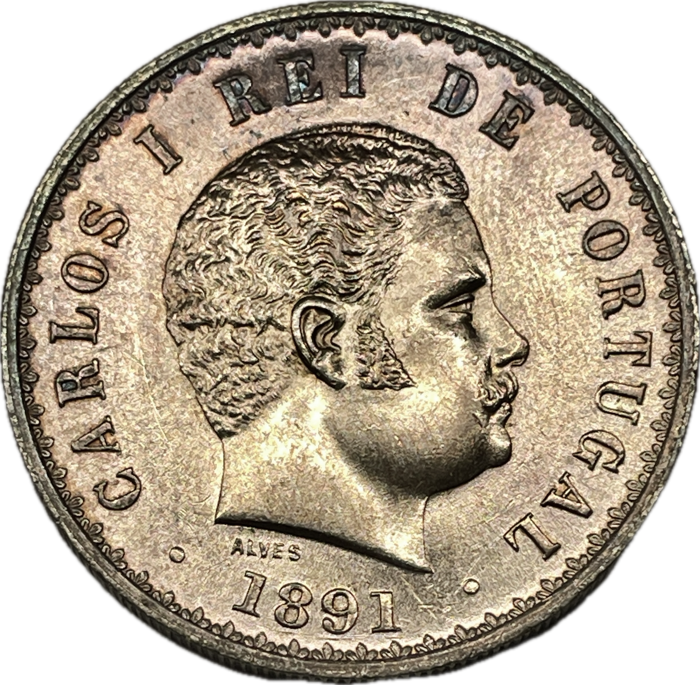 Portugal - 1891 - 500 Reis - Sin Circular