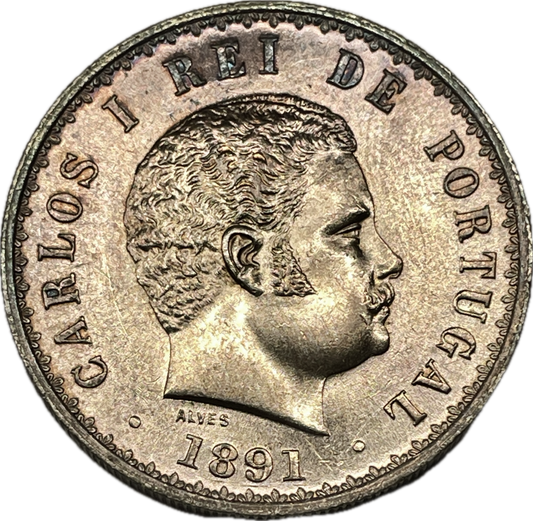 Portugal - 1891 - 500 Reis - Sin Circular