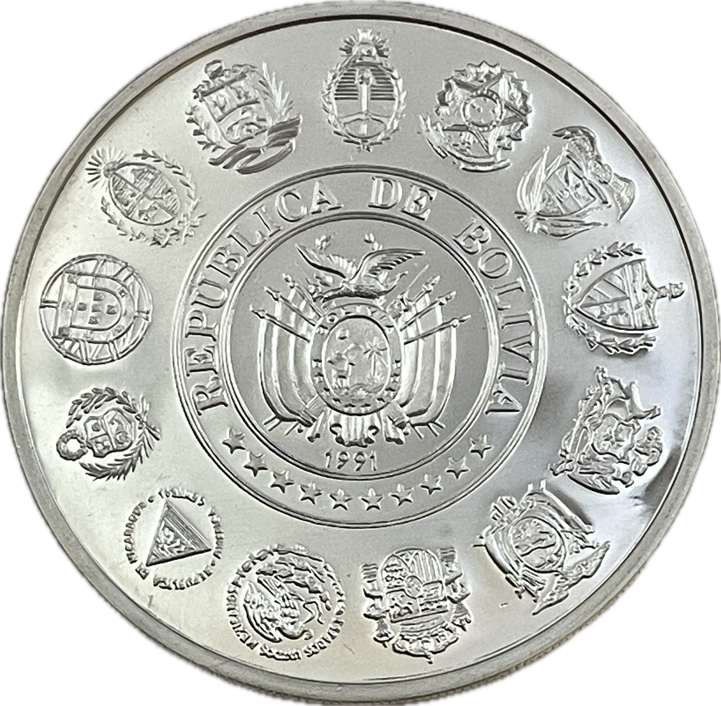 Bolivia - 1991 - 10 Bolivianos, Encuentro de dos Mundos