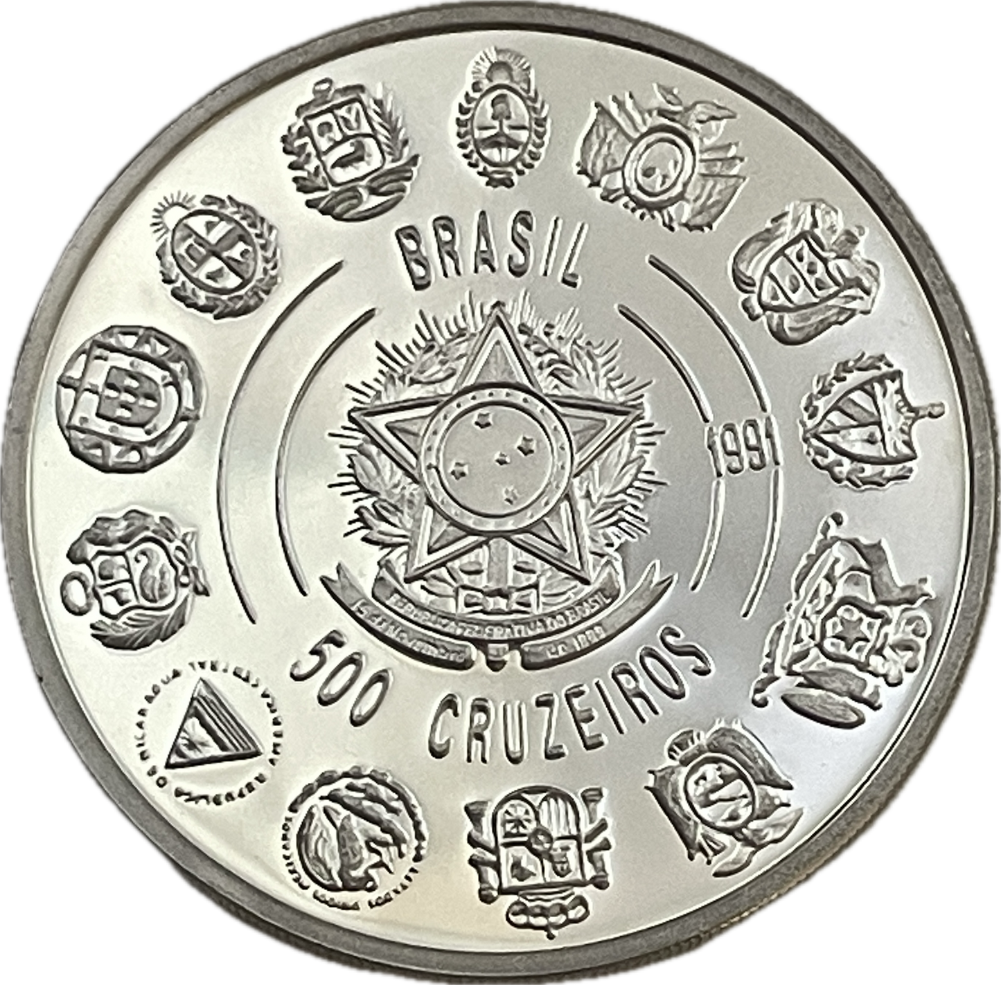 Brasil - 1991 - 500 Cruzeiros, Encontro de dois Mundos
