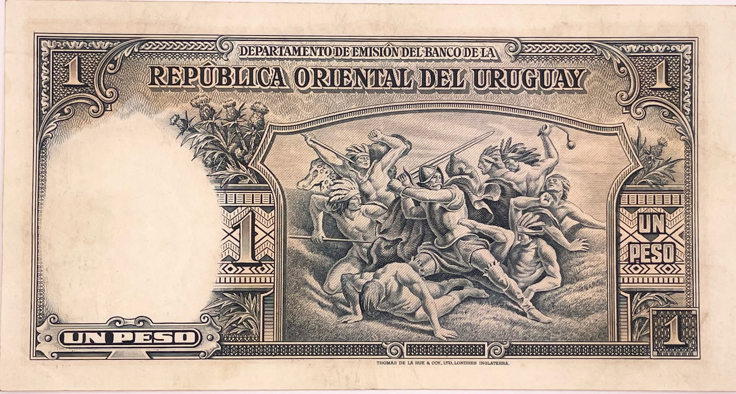 Uruguay - 1935 - 1 Peso - Banco de la República Oriental del Uruguay - 9.III.1