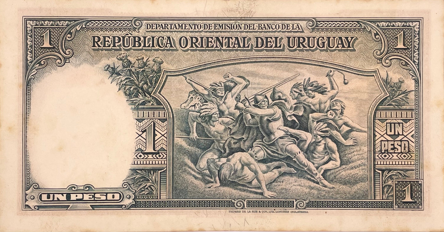 Uruguay - 1935 - 1 Peso - Banco de la República Oriental del Uruguay - 9.III.13
