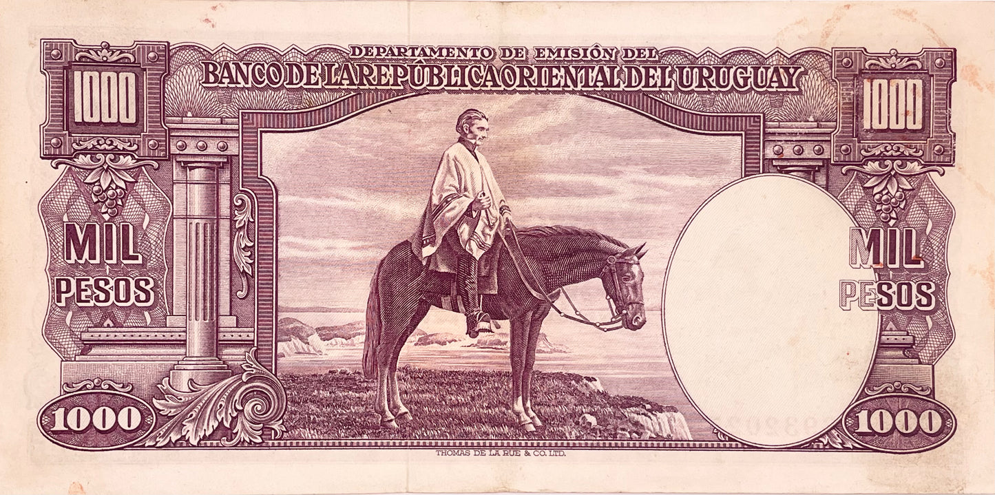 Uruguay - 1939 - 1000 Pesos - Banco de la República Oriental del Uruguay - 10.IX.15