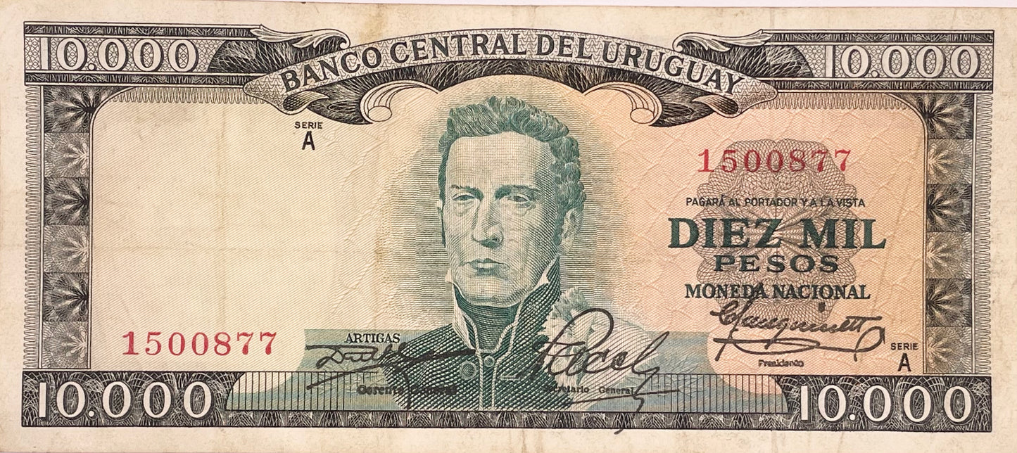 Uruguay - 1968 - 10.000 Pesos - Banco Central del Uruguay - 11.A.2