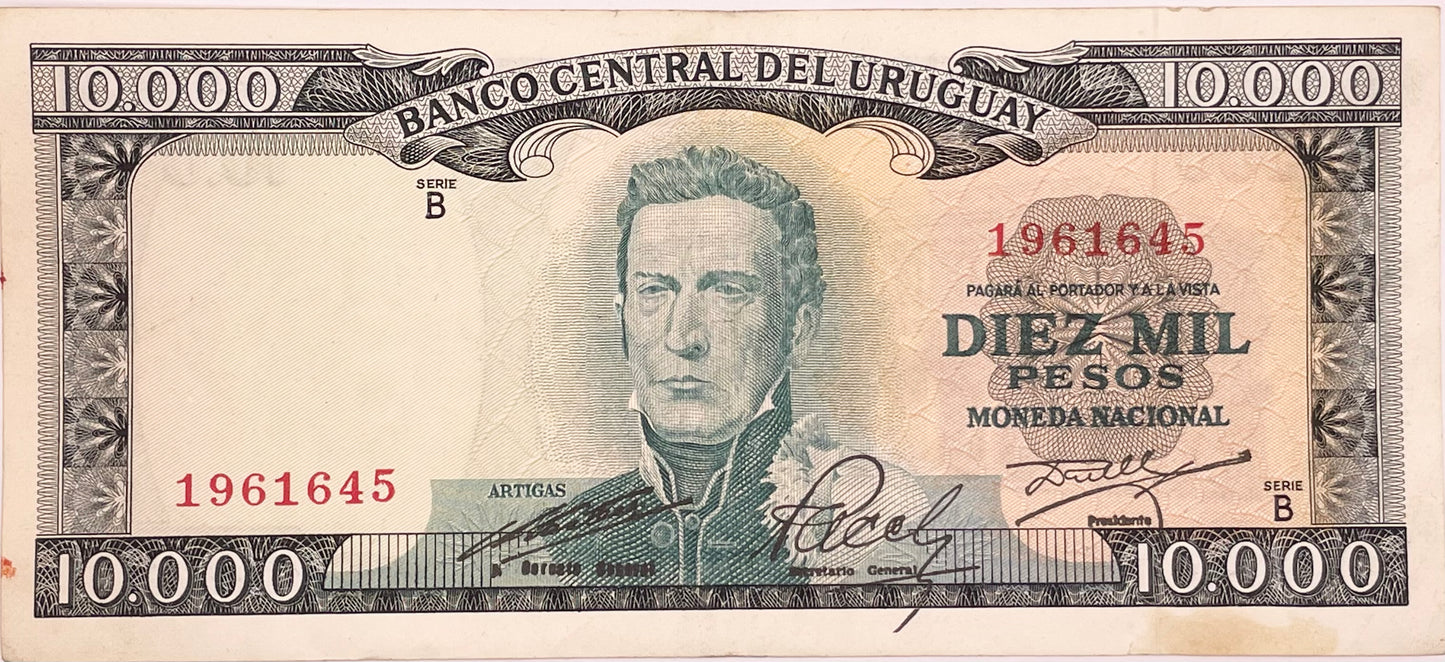 Uruguay - 1968 - 10.000 Pesos - Banco Central del Uruguay - 11.B.2