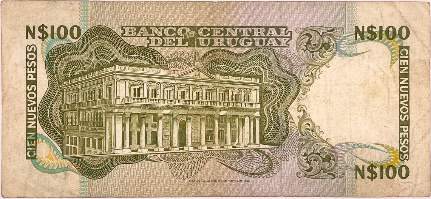 Uruguay - 1975 - N$ 100 - Banco Central del Uruguay - 22 A