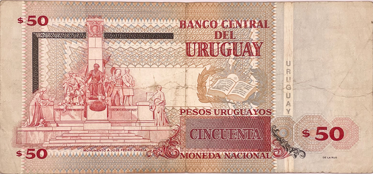 Uruguay - 2011 - 50 Pesos - Banco Central del Uruguay - 39 ER