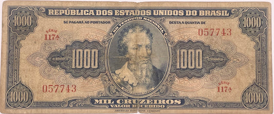 Brasil - 1943 - 1000 Cruceros