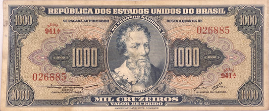 Brasil - 1958 - 1000 Cruceros