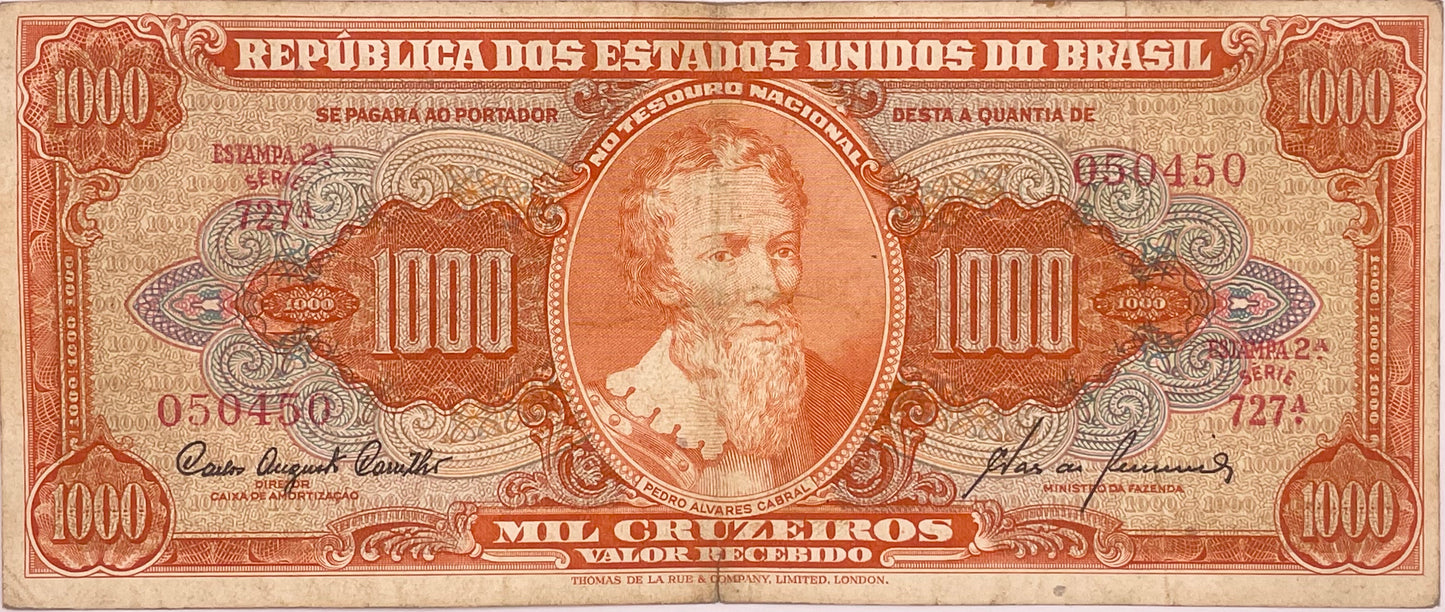 Brasil - 1960 - 1000 Cruceros