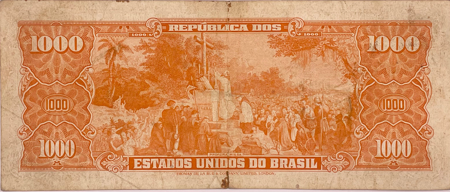 Brasil - 1960 - 1000 Cruceros