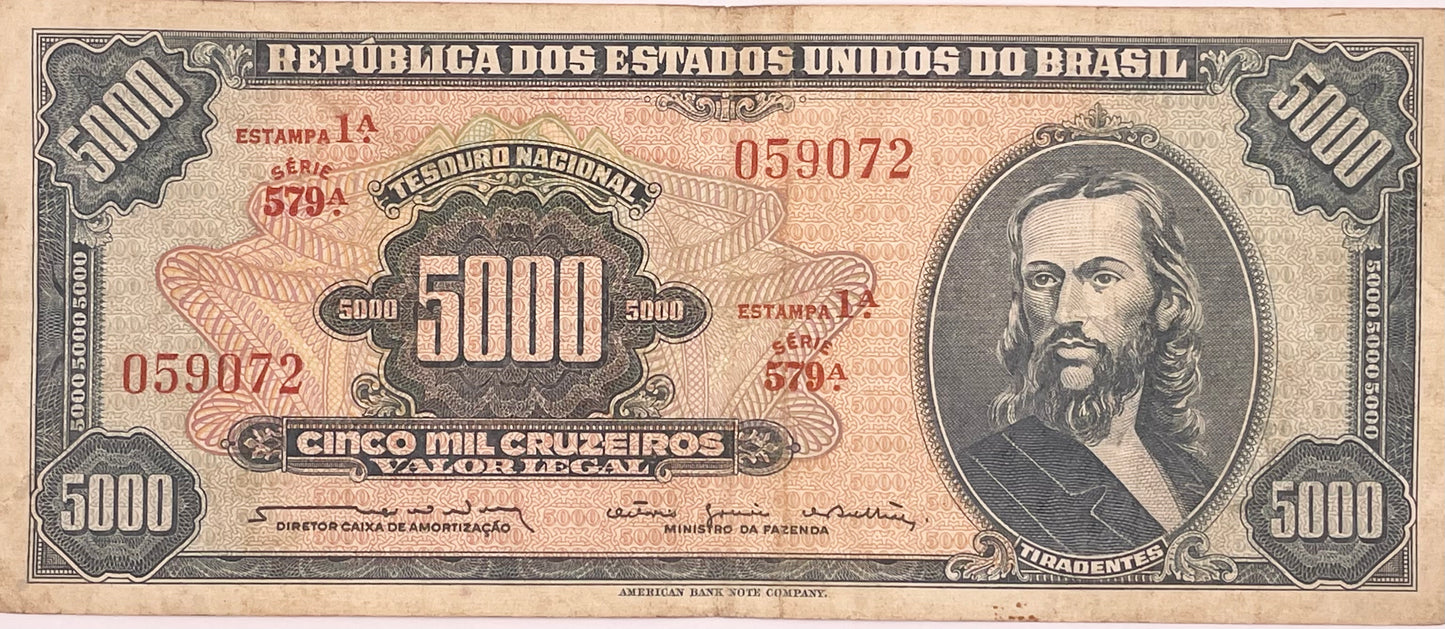 Brasil - 1964 - 5000 Cruceros