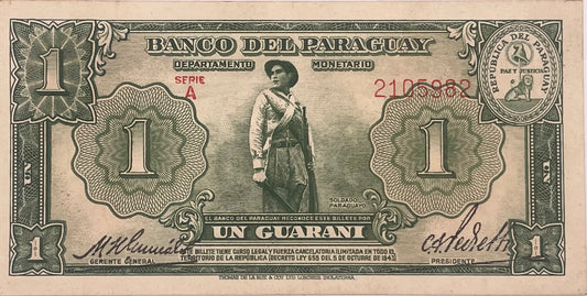 Paraguay - 1943 - 1 Guaraní