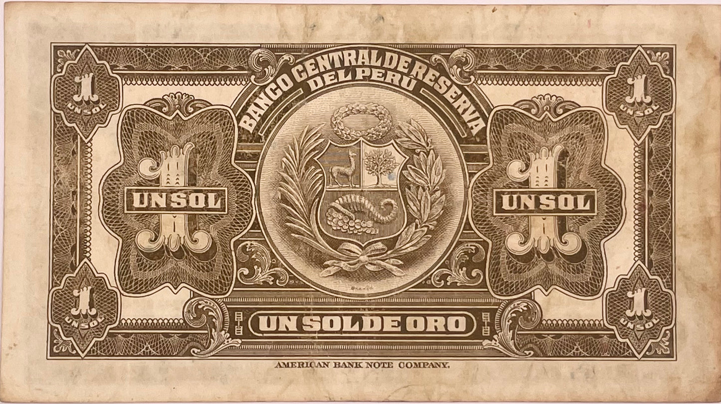 Perú - 1935 - 1 Sol de Oro