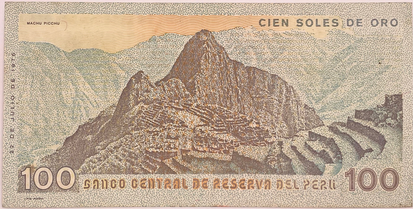 Perú - 1975 - 100 Soles de Oro - Sin Circular