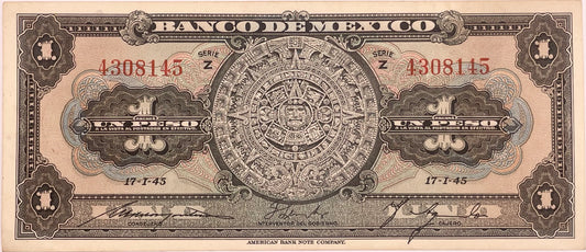 México - 1945 - 1 Peso
