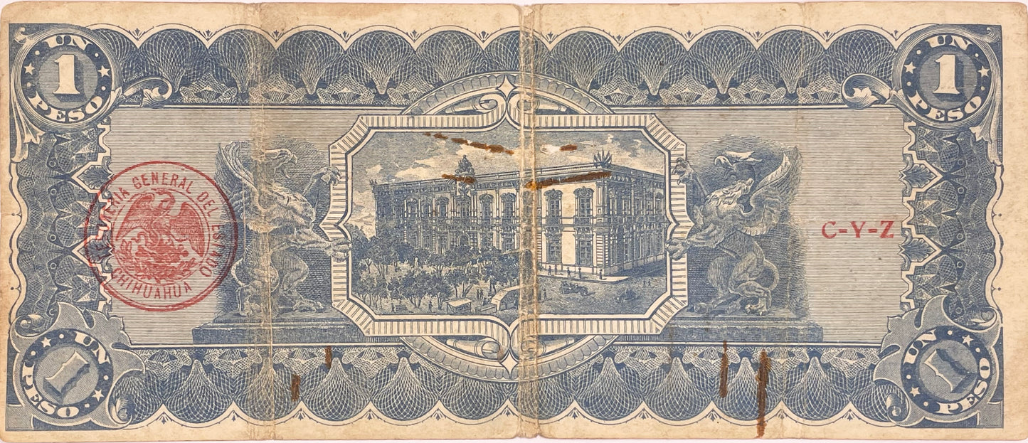 México - 1914 - Chihuahua - 1 Peso