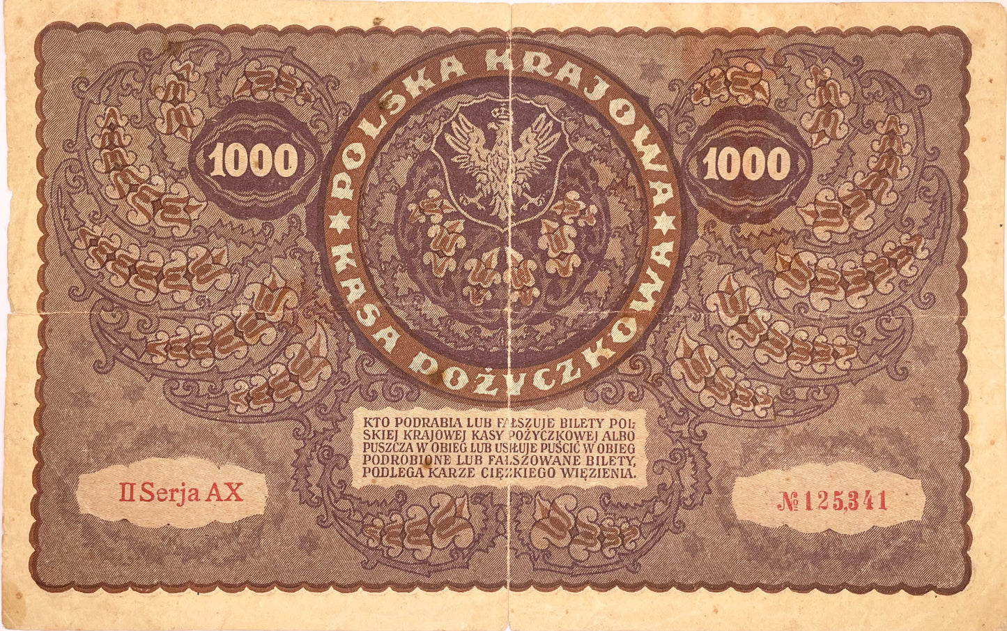 Polonia - 1919 - 1000 Marcos